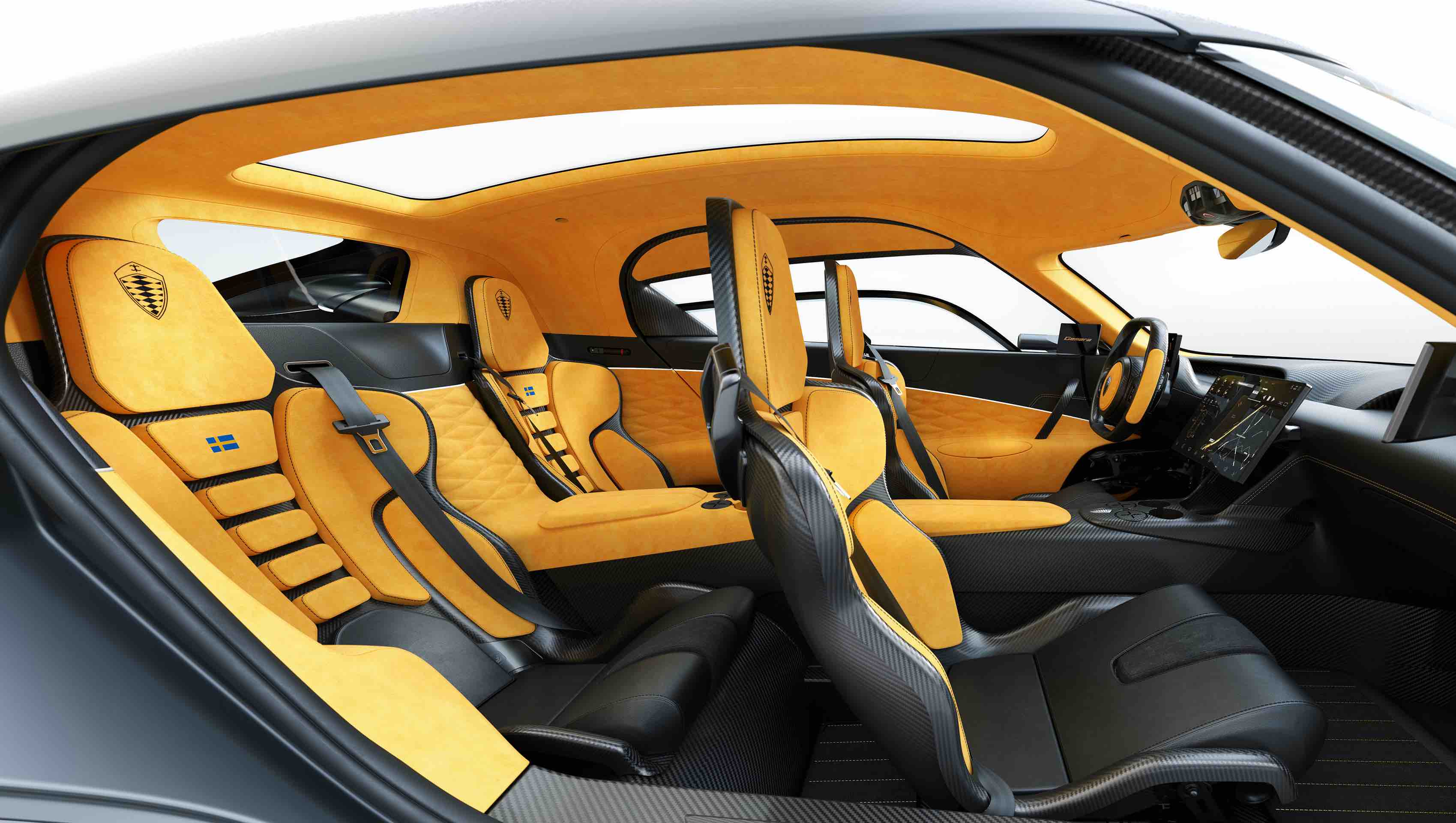 Koenigsegg Gemera Carro Híbrido Plug-in Vista Interior